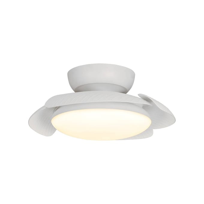 Mantra Iluminación LED plafondventilator Aloha wit, stille DC-motor, Ø 90 cm, CCT