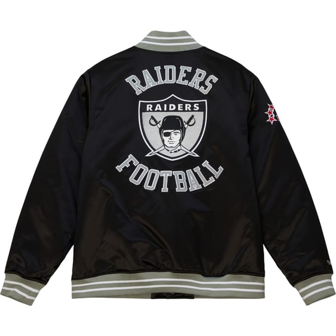 Mitchell And Ness NFL O.r Satin Jas Zwart