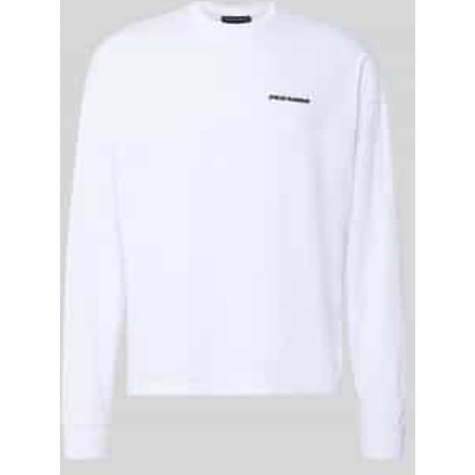 Oversized sweatshirt met gestikt logo model 'Rusk'