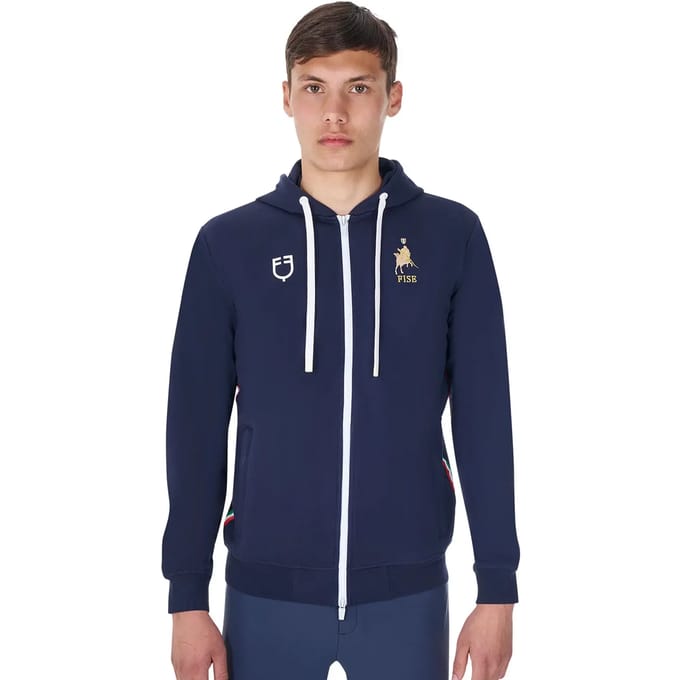 Hooded sweatshirt met rits Equestro X Fise
