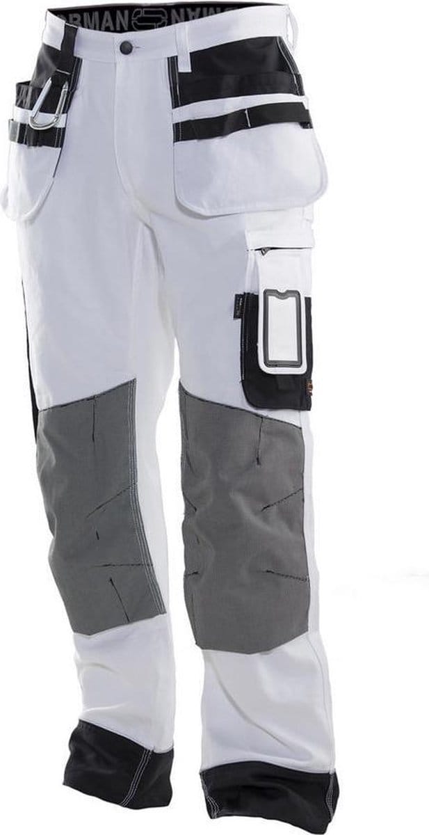 Jobman 2171 Painters' Trousers Core 65217119 - Wit/zwart - C48