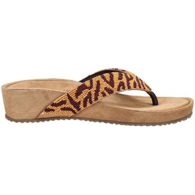 Lazamani - Liv - Dames - Slippers - Bruin