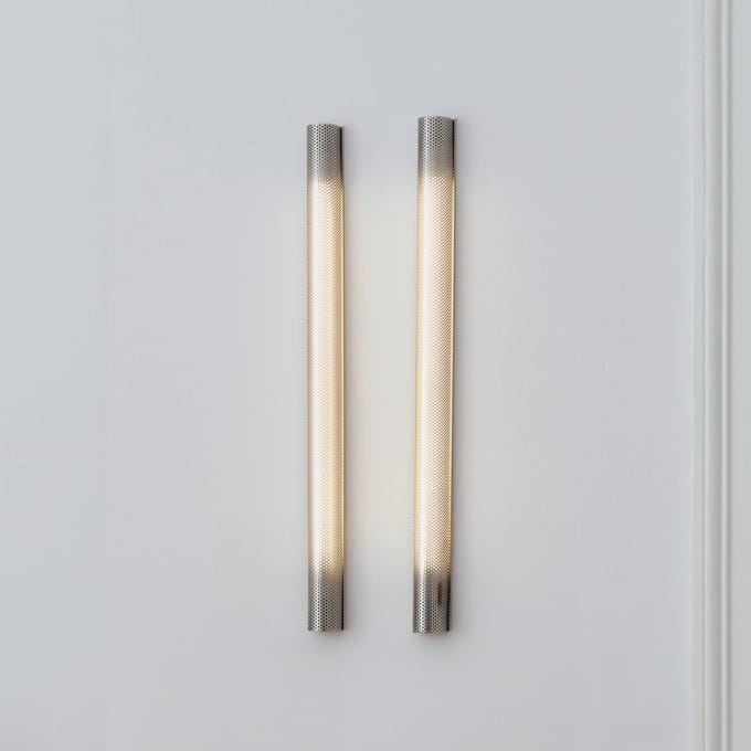 GEJST wandlamp Radent Stekker, staalgrijs, H. 70 cm, G13 LED