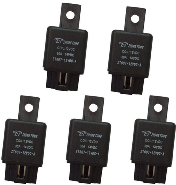 Allecto - Zware Duurzame Relais - 12V 40A Relais - Hoge Kwaliteit en