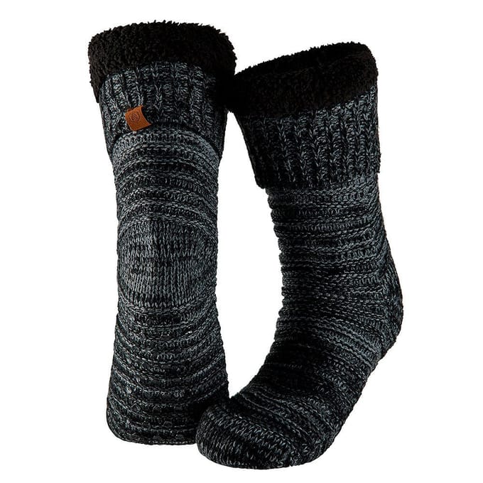 Huissok heren - Anti slip - Zwart - One size