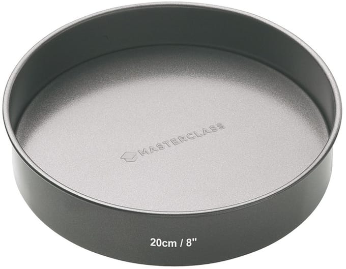 Ronde bakvorm met losse bodem laag, 20cm - Masterclass