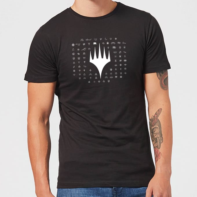 Magic The Gathering 25th Anniversary T-shirt - Black - S - Zwart