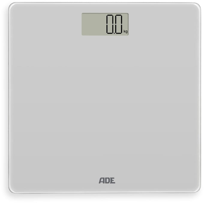 Digitale Personenweegschaal Amina Grijs 30x30cm - Incl. 2x Aaa - Lcd Display