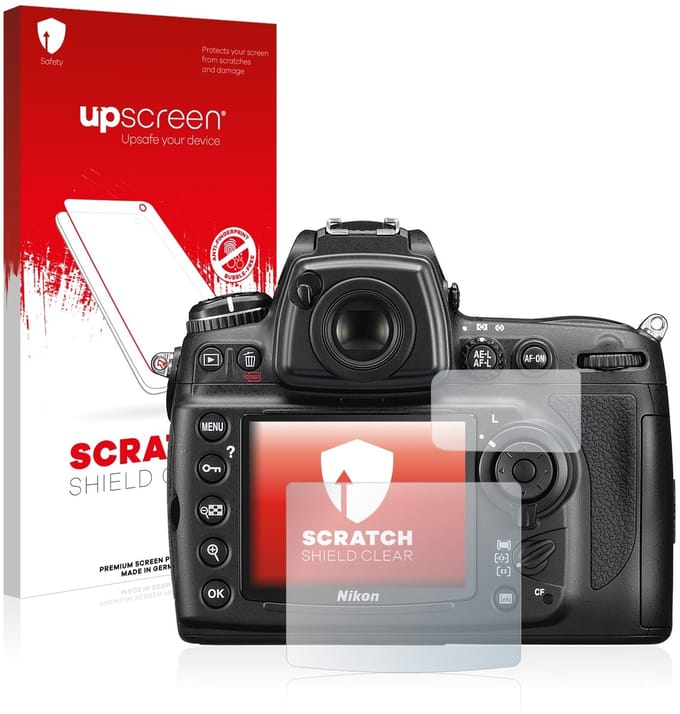 upscreen - Screenprotector voor Nikon D700 - Folie Beschermfolie transparant