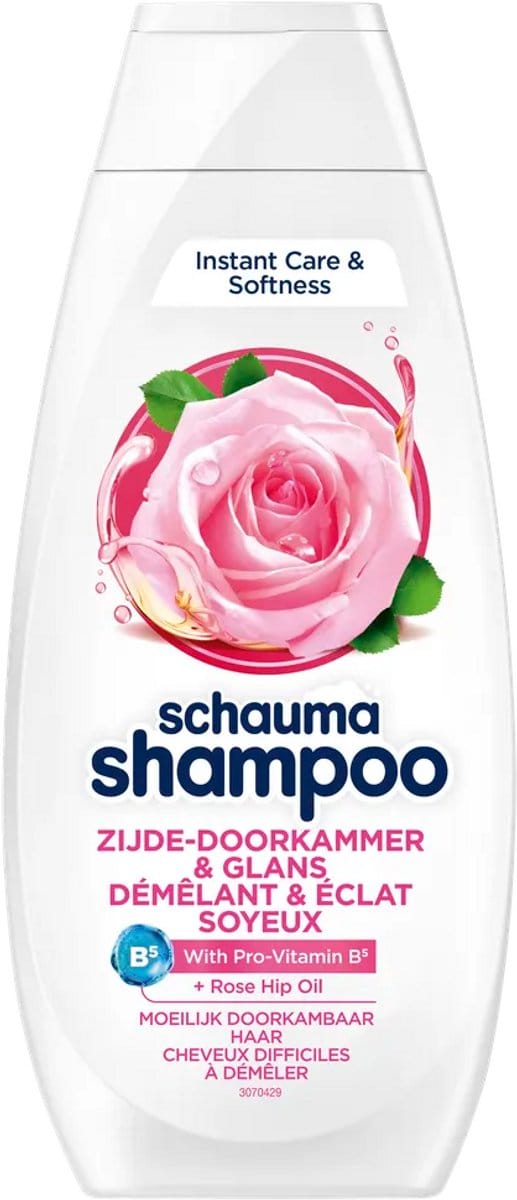 Schauma Shampoo Zijde Doorkammer & Glans 400ML