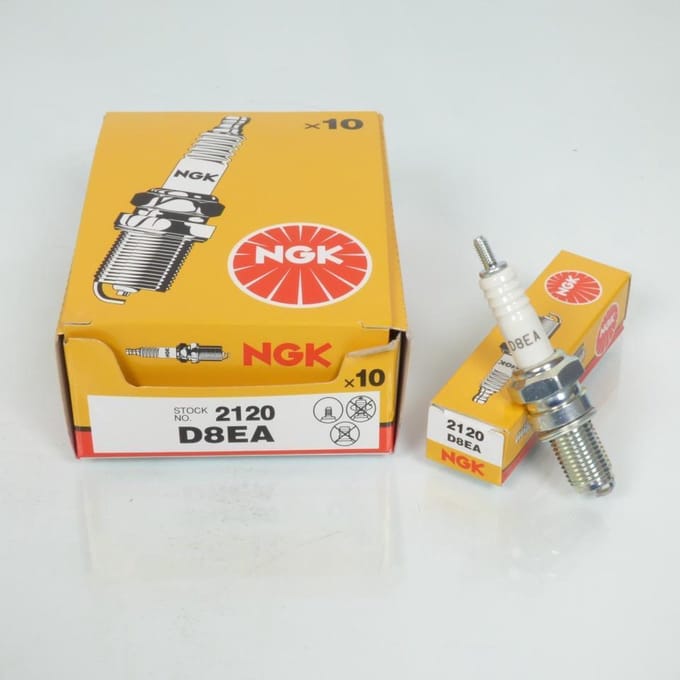 NGK-bougie voor Benelli 500 Quattro vanaf 2003, D8EA / 2120, nieuw
