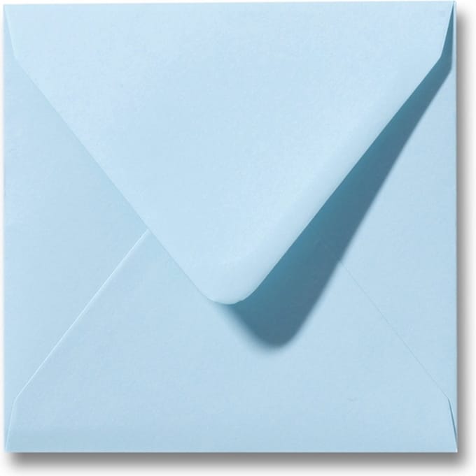 Envelop 16 x 16 Laguneblauw, 100 stuks