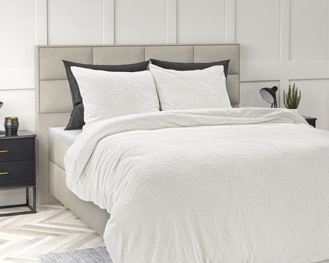Dailygoods - Sleeptime Pluche Winterbeddengoed Set - Warm en Behaaglijk 135 x 200 cm