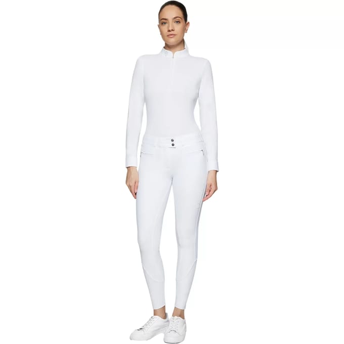 Dames wedstrijdbroek met middengrip Samshield Chloe
