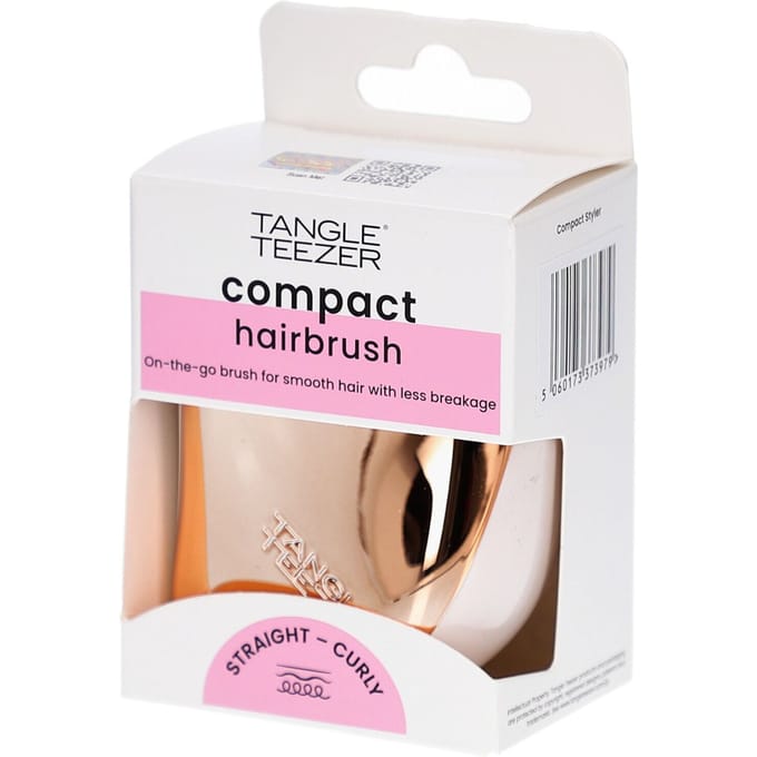 Tangle Teezer Compact Styler Haarborstel Rose Goud Anti-klit borstels Dames