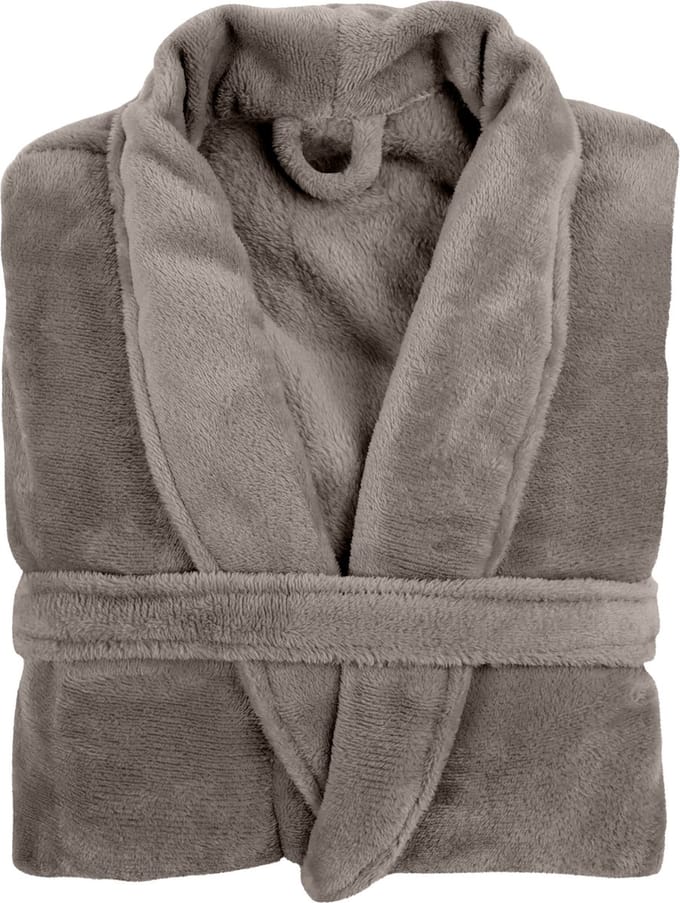 TISECO HOME STUDIO - Kamerjas - MICROFLANNEL COSY - S/M - 100% polyester - Taupe