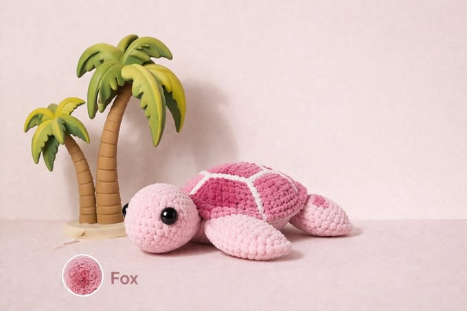 Zazu Zeeschildpad haakpakket - 433 Fox - compleet pakket - big darling monochrome - Scheepjes