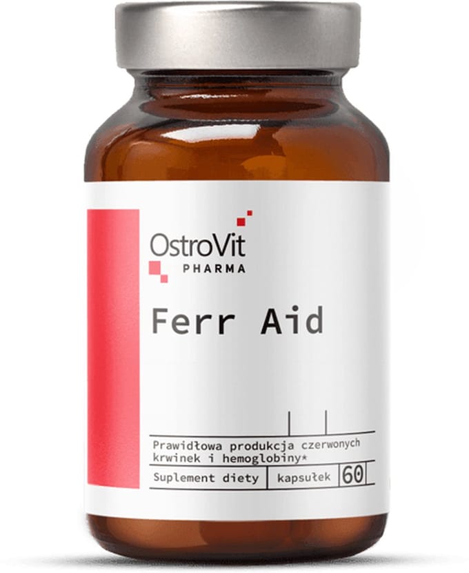 Mineralen - OstroVit Pharma Ferr Aid 60 capsules - 60 Capsules