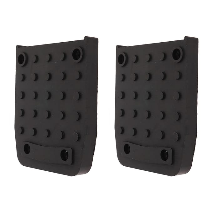 2 STUKS Gipsplaat Stelzool Antislip Pads Nylon en PVC Gipsplaat Stelzool Voetpads voor Constructie black