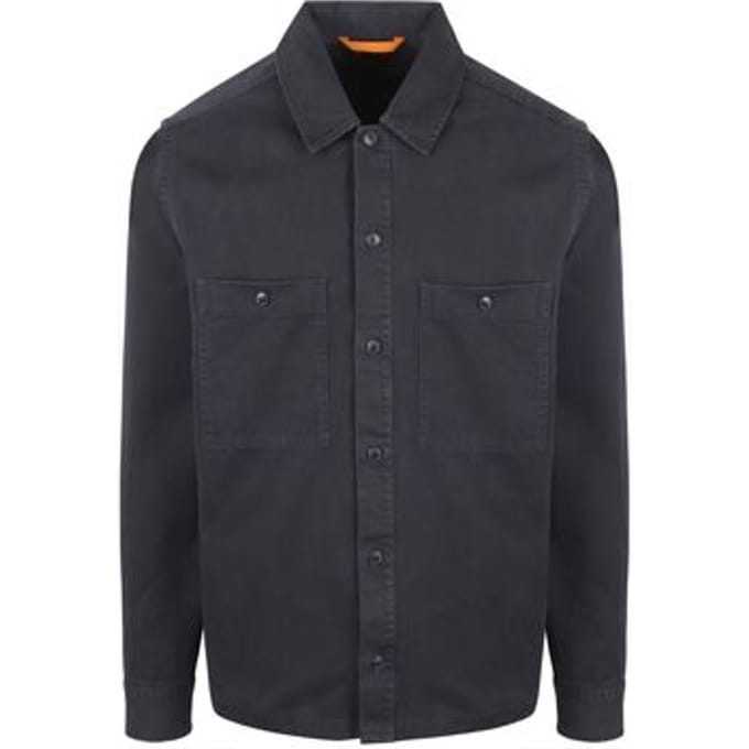 BOSS Overshirt Locky Donkerblauw (navy) - Maat M - Heren
