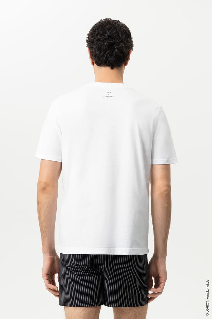 T-shirt Serie mey x LORIOT Wit