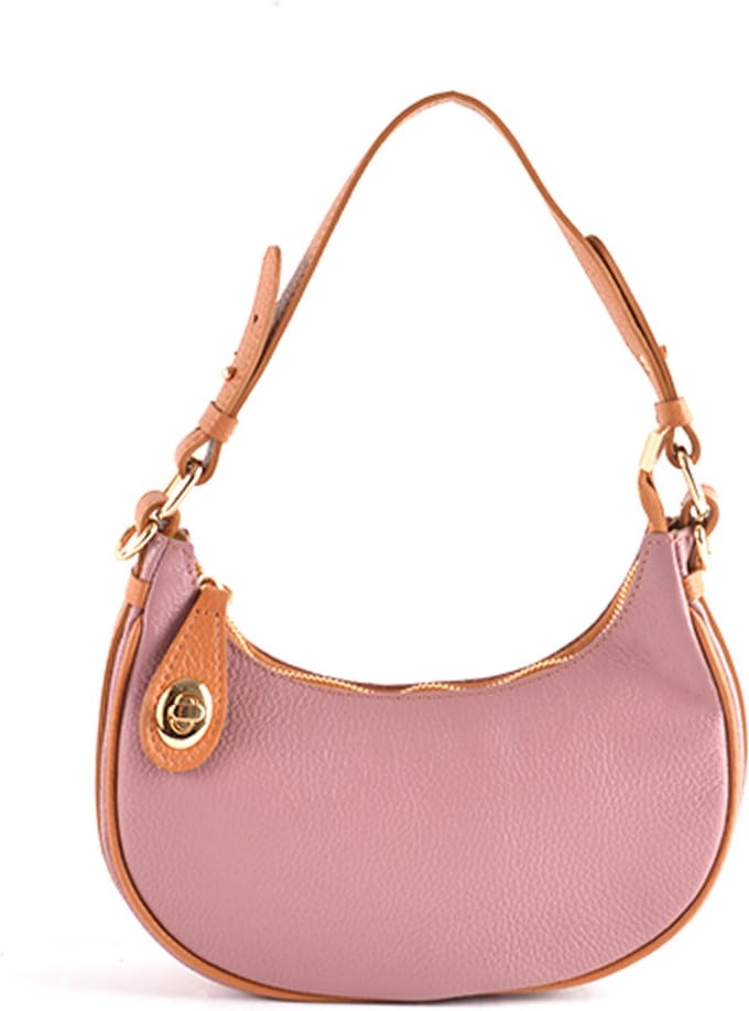 Giuliano schoudertas Phebe - Paars Cognac - Dames - Made in Italy
