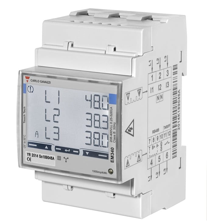 Carlo Gavazzi Elektriciteitsmeter - EM340DINAV23XO1X