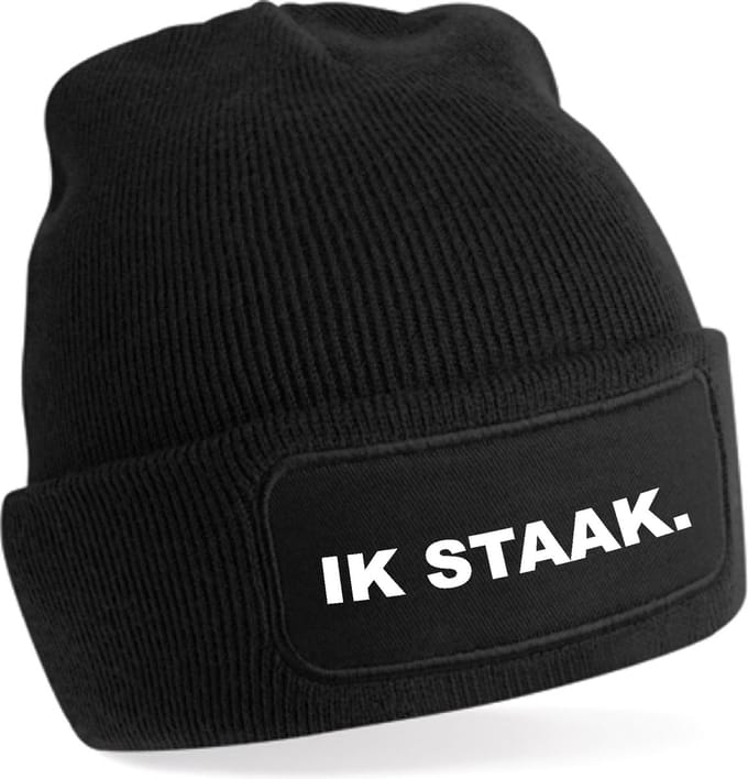 IK STAAK muts - Warme beanie - One size - Winter - Mooie uitstraling