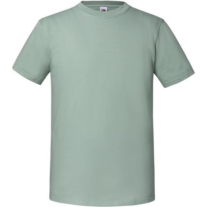 Fruit Of The Loom Mens Ringgesponnen Premium Tshirt (Salie)