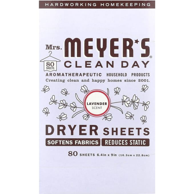 Mevr. Meyers Clean Day, Drogerdoekjes, Lavendel, 80 Stuks white