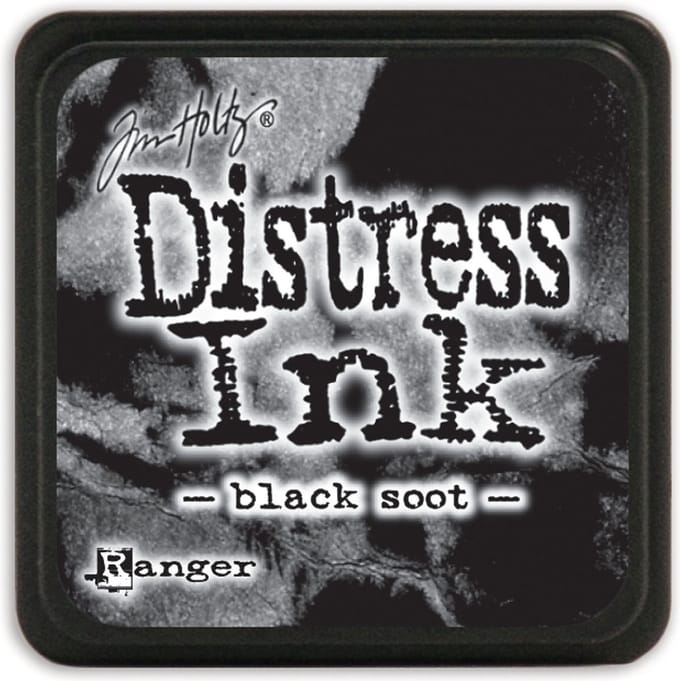 Tim Holtz - Distress Mini Ink pad - black soot - TDP39860