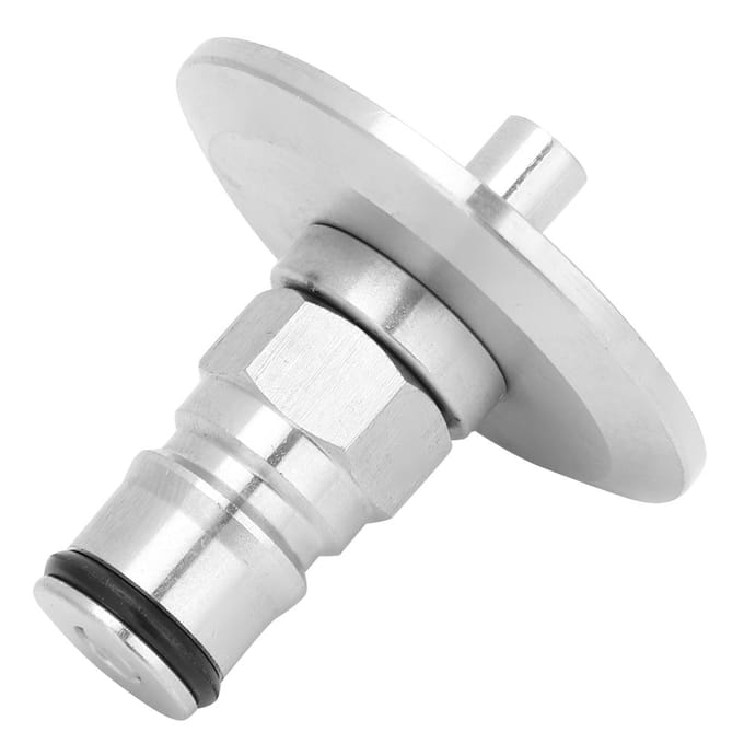 1.5in Vloeistofvergrendelingspaal Tri Clamp naar Kogelconnector Bierbrouwaccessoire Brouwerijkoppeling white