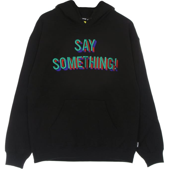 Zeg iets hoodie Herenhoodie