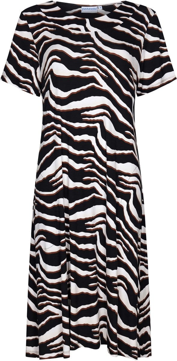 Dames Jurk Pastunette - Zebra - Viscose - Maat 38
