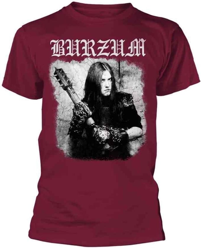 Burzum Unisex Tshirt -XL- ANTHOLOGY 2018 (MAROON) Bordeaux rood