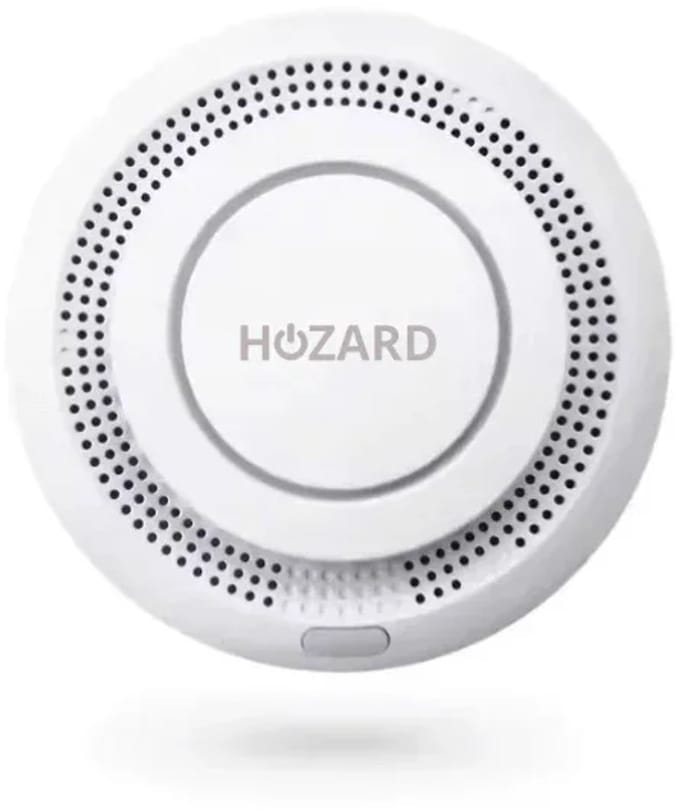 Hozard® Rook Melder - WiFi Smoke Detector - 80dB + Plakstrips