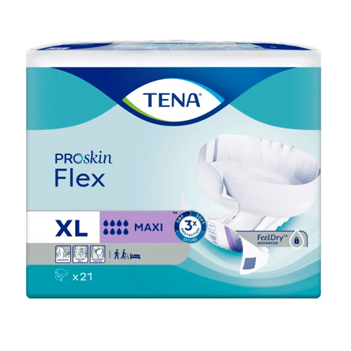 Tena Proskin Flex Maxi XL - 6 paquets de 21 protections