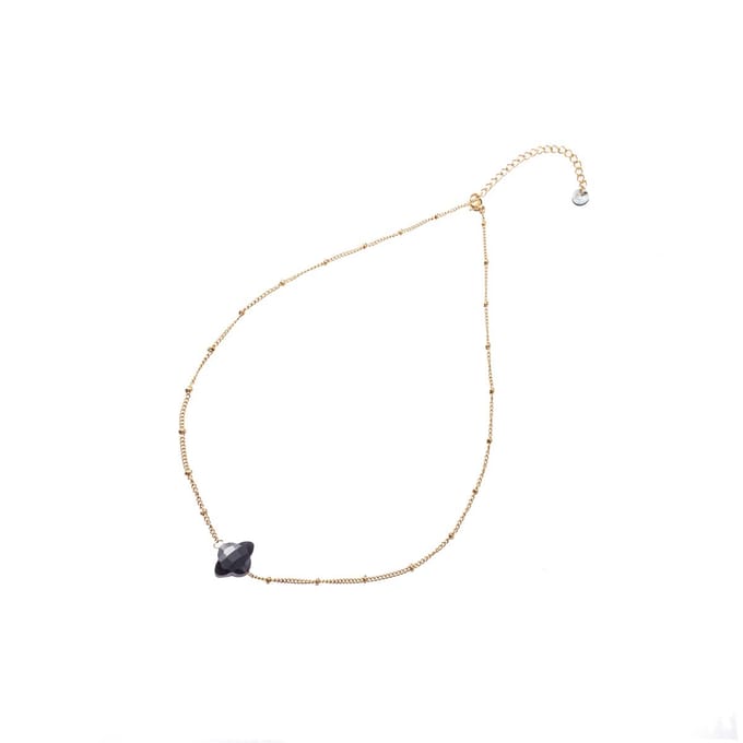Go Dutch Label Collier klaver Zwart
