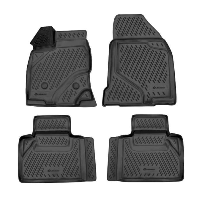 J&amp;J AUTOMOTIVE | Tapis De Sol En Caoutchouc 3D Exclusive Pour Ford Edge 2007-2014 zwart