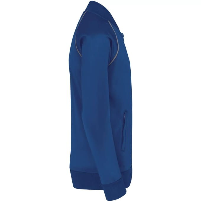 PROACT® Kindertrainingsjas met rits en biesje PA385 - Dark Royal Blue - 4/6 years (4/6 ans)