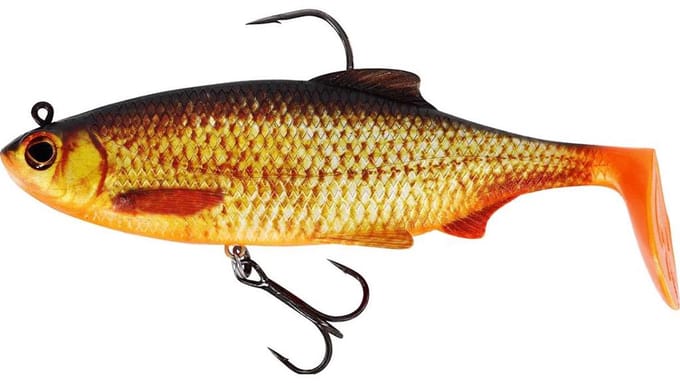 Westin Fishing Ricky the Roach Shadtail R2F Sinking Real Rudd (14cm)