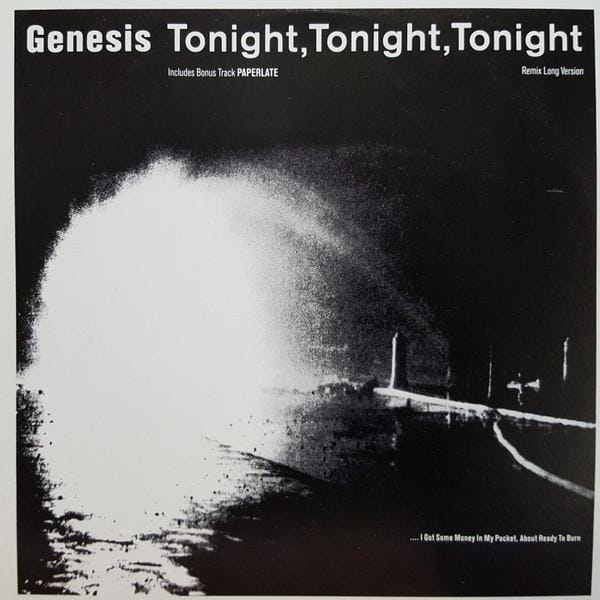 Disque vinyle LP GENESIS Tonight Tonight Tonight Remix Lo 7867220 Atlantic 1987 Canada Rock Occasion