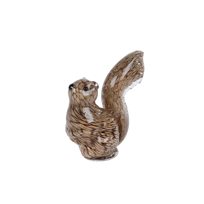 Eekhoorn sculptuur decoratie 13,5x7,5x17,5cm beeldje woonaccessoire.