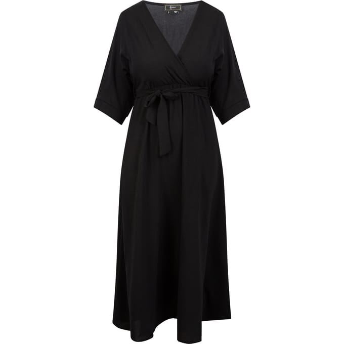 Faina midi-jurk Dames zwart
