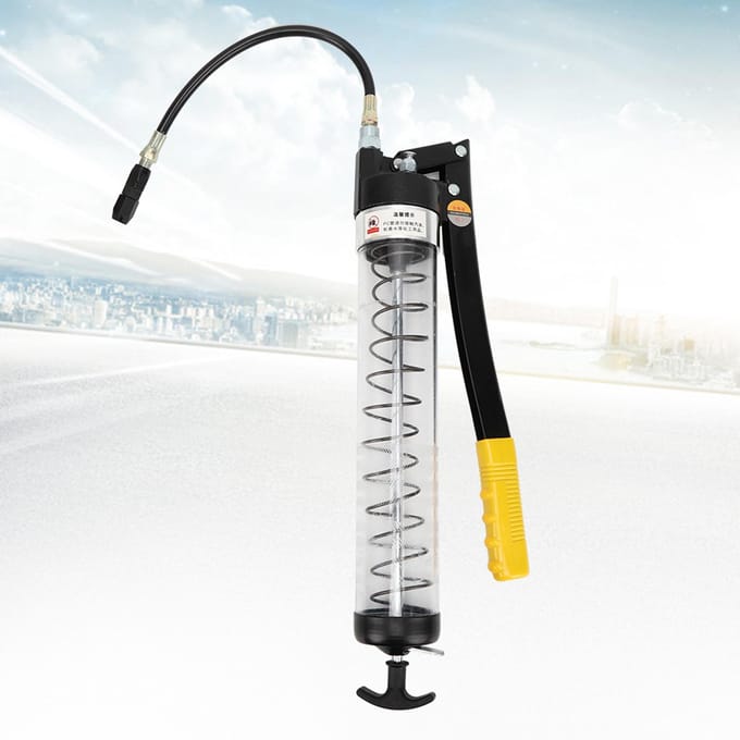 6000PSI Vetspuit Zichtbare Transparante Buis Draagbaar Auto Auto Gereedschap Accessoire black