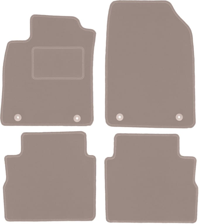 Beige veloursmatten voor: Opel Vectra C stationwagen (2003-2008)