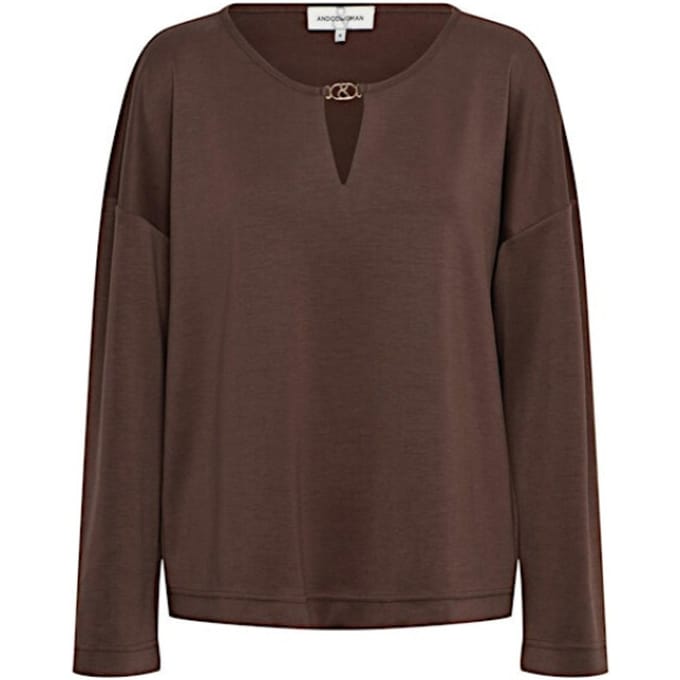 &Co Woman &co women top daca chocolate