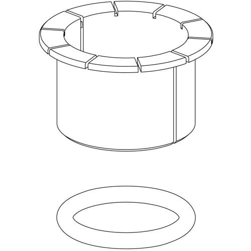 KWC AVA and ONO replacement seal kit for side control panel Z.535.561