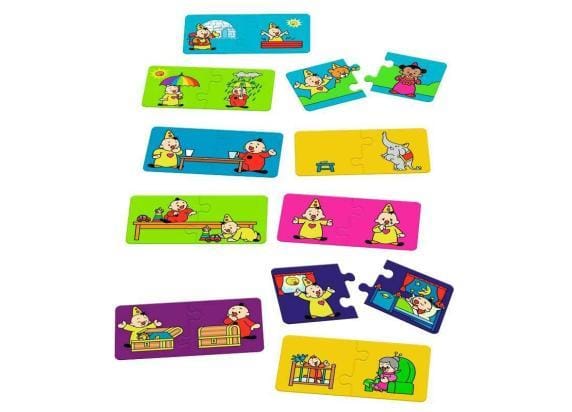 Bumba puzzel 10 in 1 - tegenstellingen - 10 puzzels van 2 stuks