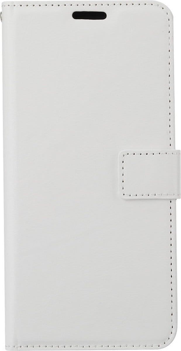 iPhone 6 Plus / 6s Plus Telefoonhoesje - Bookcase - Ruimte voor 3 pasjes - Kunstleer - SAFRANT1 - Wit